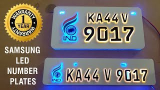 Samsung Led Number Plates For Your Bike