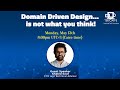 Domain driven design is not what you think