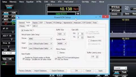 VAC, PowerSDR,  DM780
