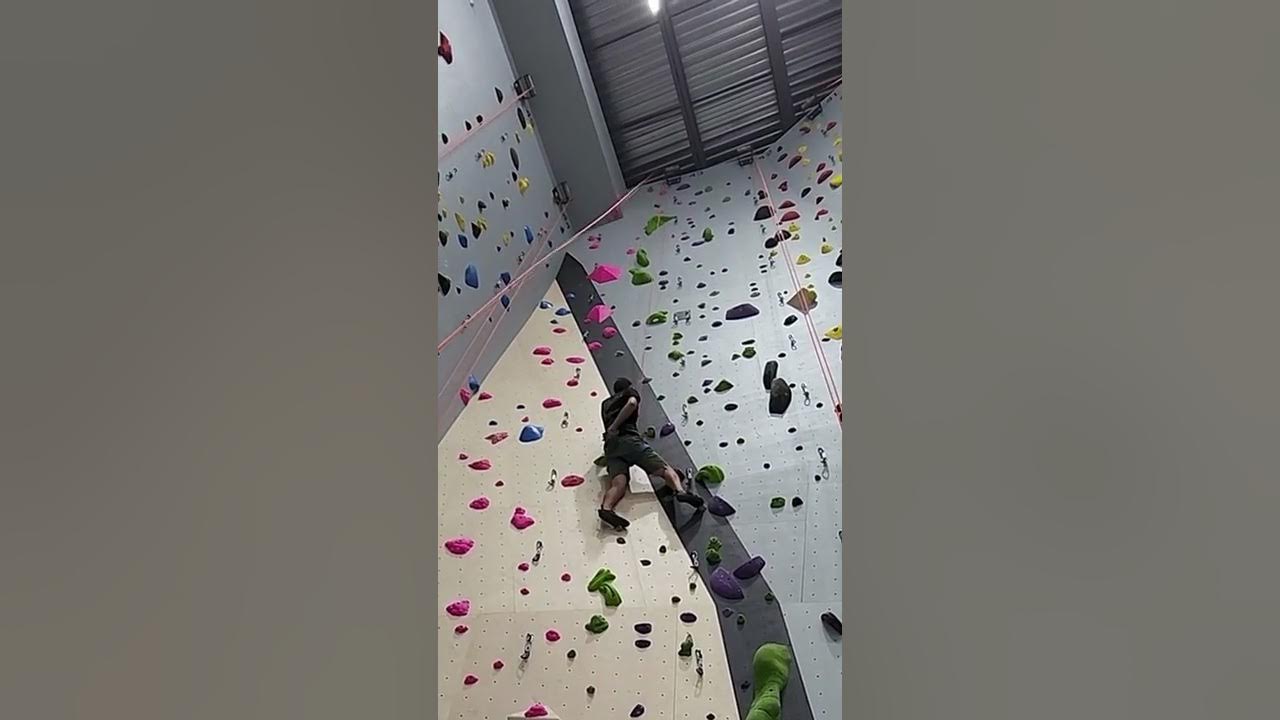 GOAT Climbing Gym Hackensack NJ Trying out a new local gym on a 5.10 Route YouTube