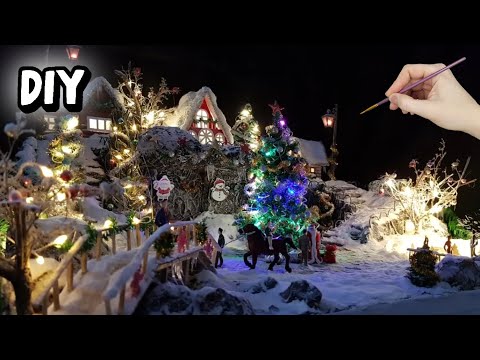 Новогодняя деревня своими руками / Christmas village / DIY