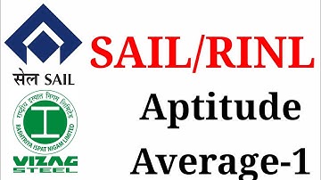 AVERAGE -1| SAIL/RINL/DRDO preparation/Aptitude Chapter wise solution |