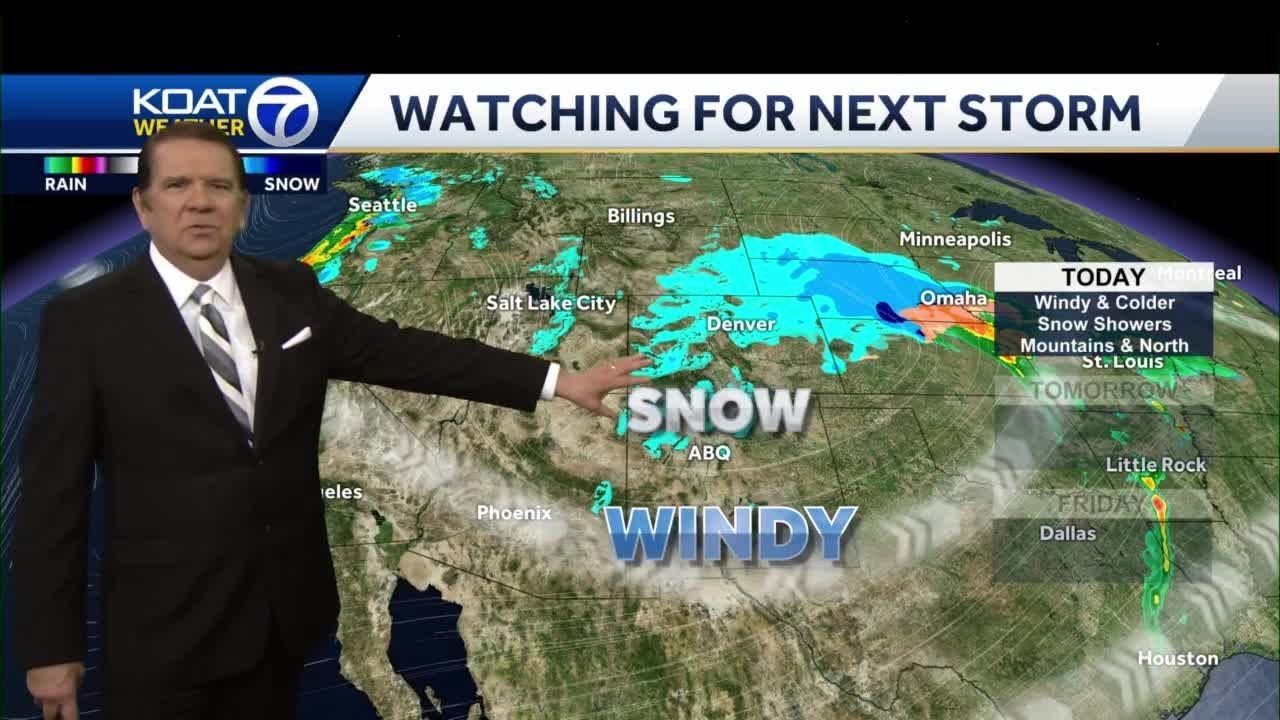 Cold conditions with increasing snow - YouTube