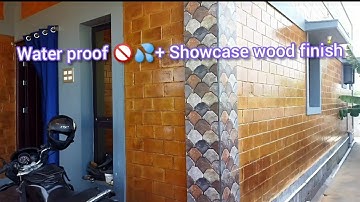 Interlock brick wall painting|Dulux painting|Asian Paints |Mug interlock brick wall painting ideas