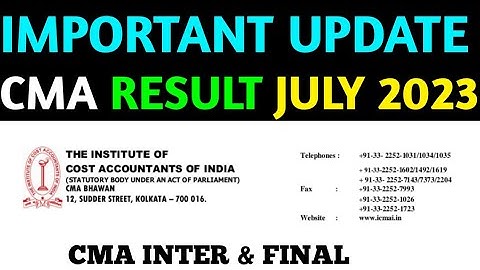 CMA INTER AND FINAL JUNE 2023 RESULT IMP UPDATE