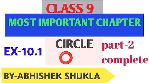 UP BOARD CLASS 9.most important chapter circle.