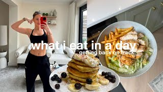 WHAT I EAT IN A DAY TO GET LEANER | getting ready for holiday, healthy recipes