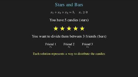 Stars and Bars - An Animated Take on Manim (3B1B Styled)