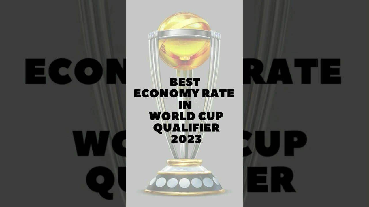 Best Economy Rate in World Cup Qualifier 2023 cricket cwcqualifiers 