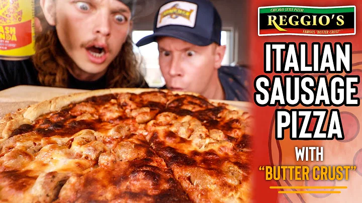 Eating Reggio's Italian Sausage "Famous Butter" Cr...