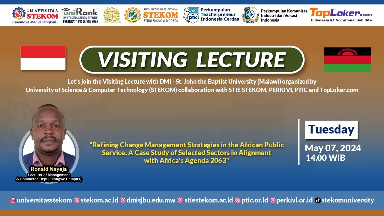 Visiting Lecture program organized by the Faculty of DMI - St. John the Baptist University Day 4