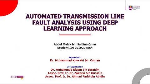 Video 16: Automated Transmission Line Fault Analysis Using Deep Learning Approach