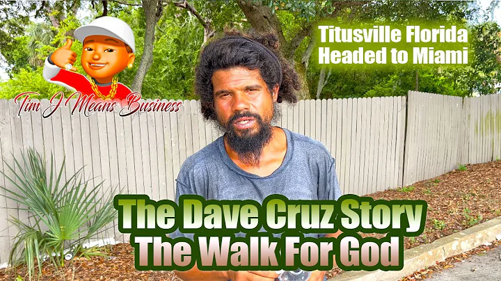 The David Cruz Story, Walking Around The World For...