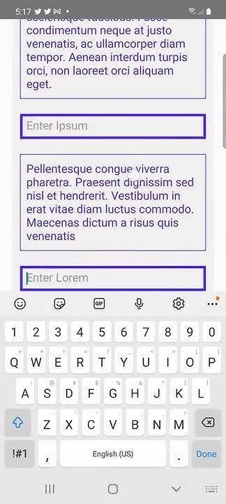React Native KeyboardAvoidingView Demo - YouTube