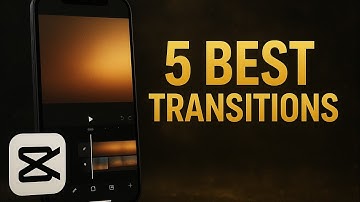 🔥 5 BEST CapCut Transitions to Make Your Videos Go VIRAL | Smooth & Cinematic Editing Tutorial