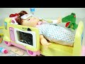 Ambulance baby doll and doctor toys play