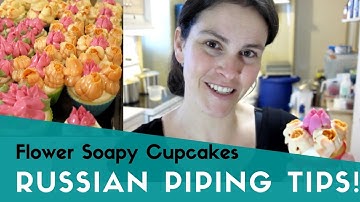 Making Cold Processed Soapy Cupcakes Using the Russian Piping Tips!