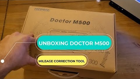 OBDPROG DOCTOR M500 MILEAGE CORRECTION TOOL