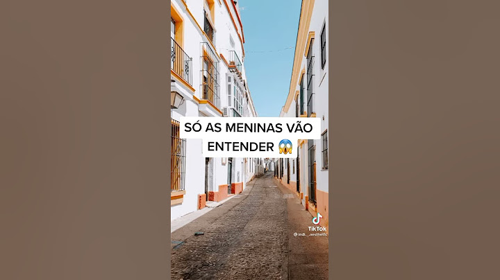 Só as meninas vão entender