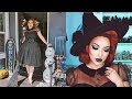 1950'S WITCH HALLOWEEN TUTORIAL | Get Ready With Me