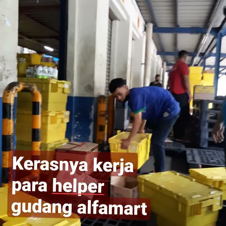 Pekerja Helper gudang Alfamart #shorts