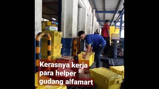 Pekerja Helper gudang Alfamart #shorts