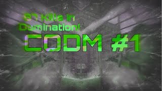 콜 오브 듀티 모바일 제패 87킬 Call Of Duty Mobile 87 Kills In Domination