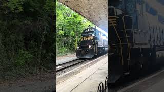 Buckingham Branch Railroad with Western Maryland Railway locomotive #trains #railfan #railhead