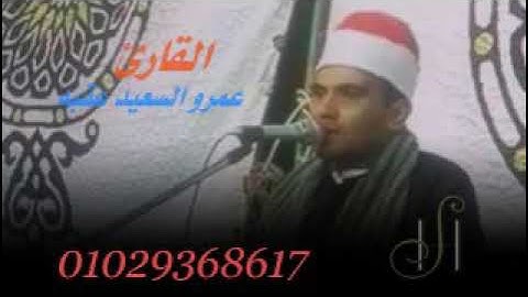 الشيخ عمرو السعيد عقبه ما تيسر من سورة آل عمران