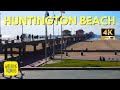 Huntington Beach Pier | Surf City USA | 4K Walking Tour