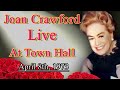 Joan Crawford At Town Hall (1973) Complete Recording