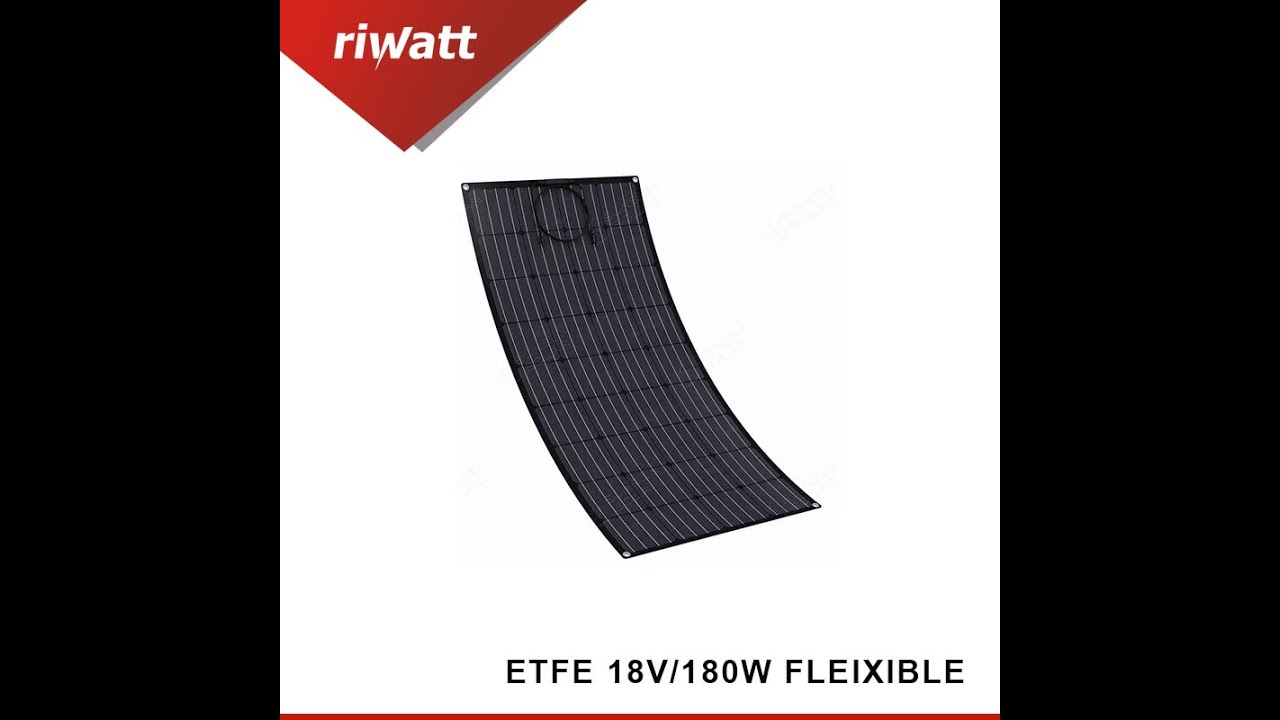 High efficiency 18v180W ETFE mono semi flexible pv solar solar panels