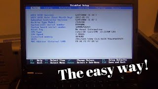 How to enter the BIOS on most Lenovo ThinkPad laptops ... 