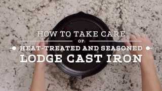 How to Clean Lodge HeatTreated Cast Iron