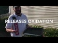 How to deal with oxidation when water fed window cleaning