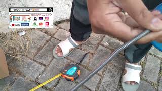 Kawat Pipe Cleaner 10 Meter Drain Pembersih Saluran Pipa Mampet Dan Bubuk Anti Sumbat