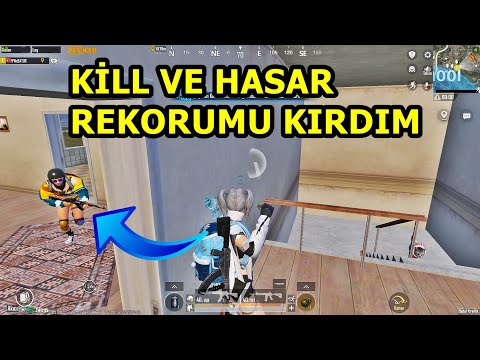 KİLL VE HASAR REKORUMU KIRDIM ! SOLO VS SQUAD PUBG MOBİLE