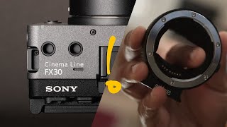 Secret to Stabilizing with Canon Lenses on the Sony FX30