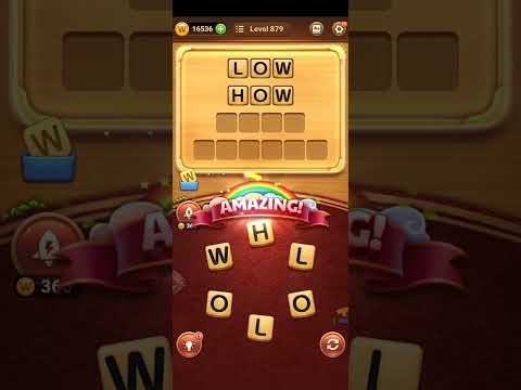 Word Connect Puzzle Level 879 Walkthrough [Bonus Words u0026 Answers] #shorts