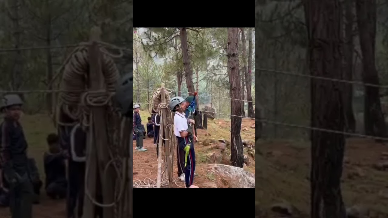 NCC Adventure training: Valley Crossing