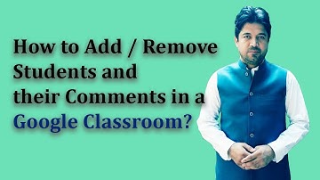 How to handle students and their comments in a Google Classroom?