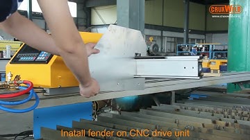 Installation of Portable CNC Plasma Cutting Machine