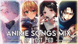Best Anime Openings & Endings Mix (+OSTs) | Full Songs