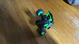 Spin Master grave digger modified HDX chassis doing tricks monster jam￼