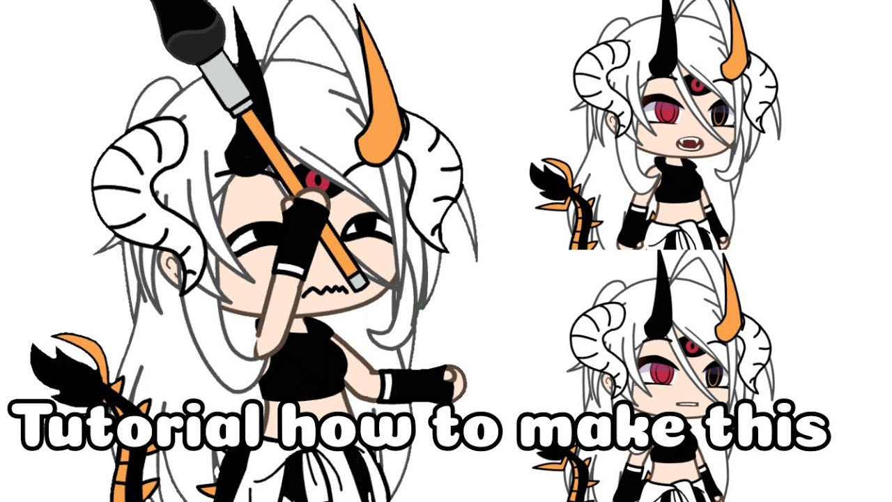 How to draw mouths Gacha tutorial ibis paint x (lazy thumbnail) - YouTube