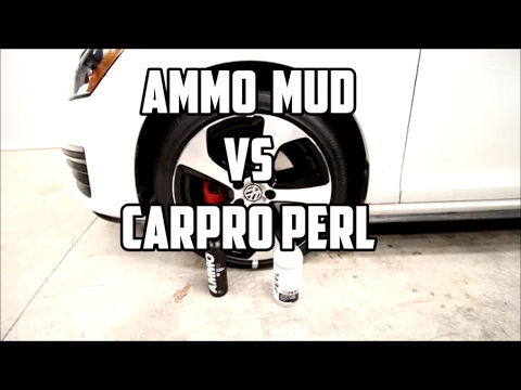 Ammo NYC Mud vs CarPro Perl Tire Dressing Face Off