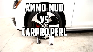 Ammo NYC Mud vs CarPro Perl Tire Dressing Face Off by Dairyland Detailing 4,087 views 7 years ago 4 minutes, 31 seconds