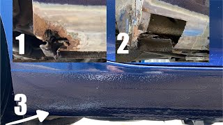 Vw Golf mk5 GTTDI sill repair replacement