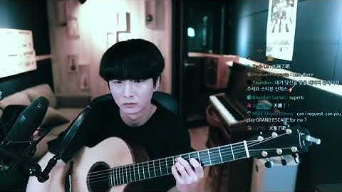 Sungha jung tries to play Playing God by Polyphia (MUST WATCH)