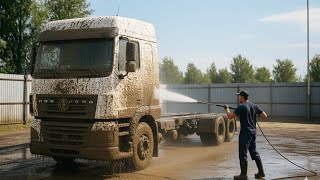 Satisfying Truck Wash! From Muddy Disaster to Clean Machine!